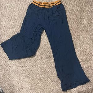 Matilda Jane Flare pants Navy Blue size large.